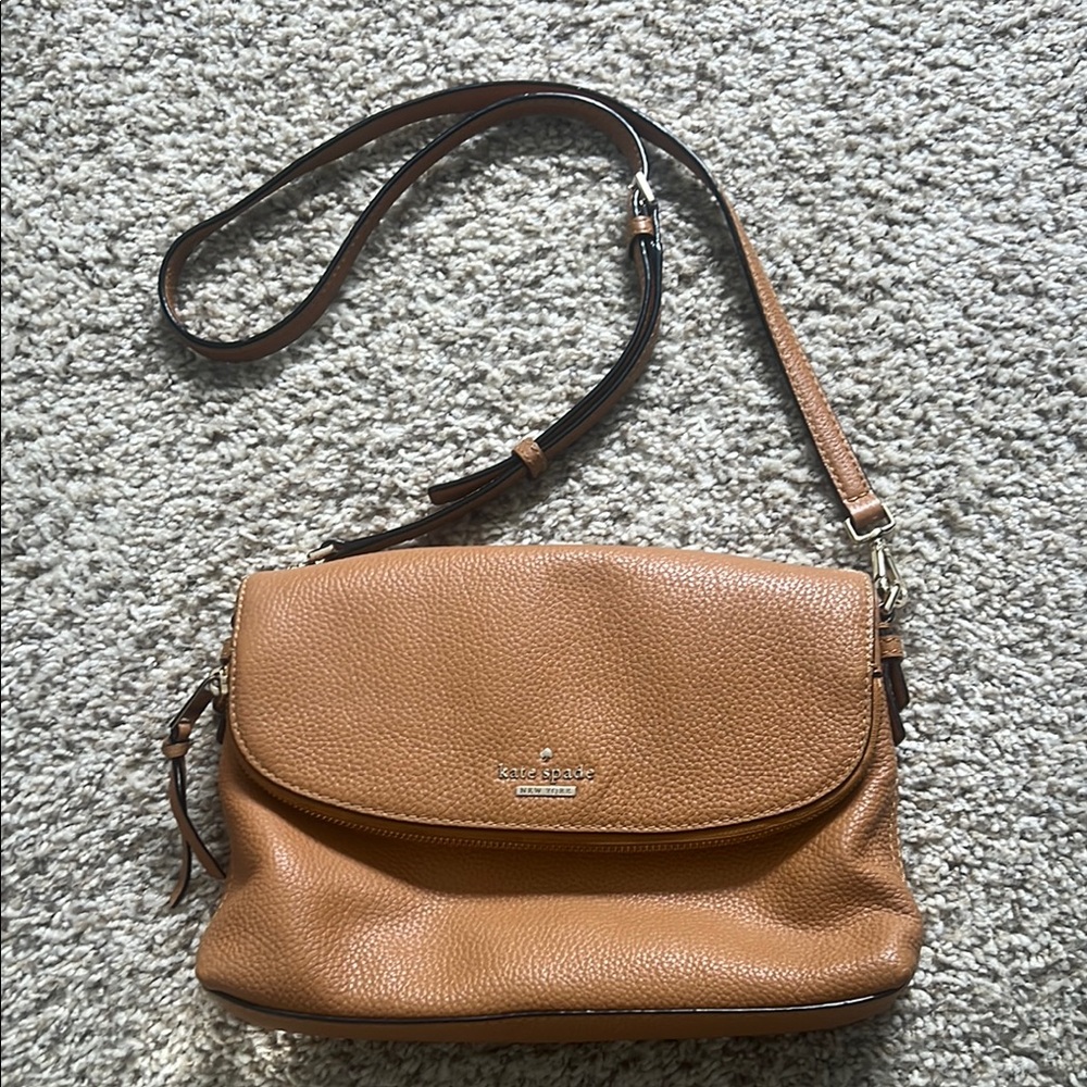 Kate Spade Brown Leather Crossbody Bag